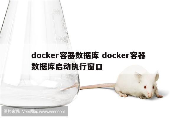 docker容器数据库 docker容器数据库启动执行窗口