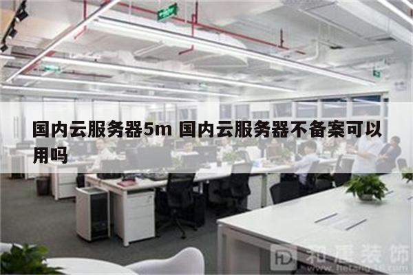 国内云服务器5m 国内云服务器不备案可以用吗