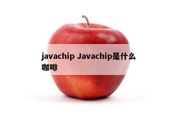 javachip Javachip是什么咖啡