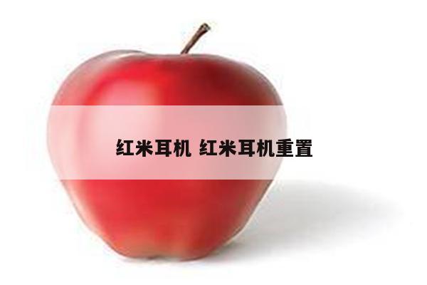 红米耳机 红米耳机重置