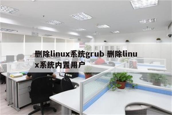 删除linux系统grub 删除linux系统内置用户