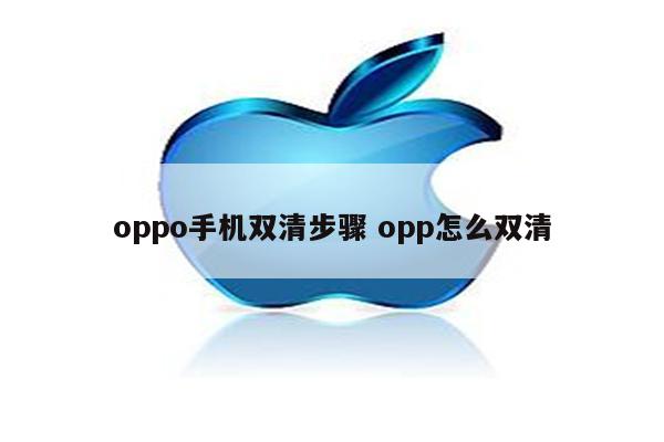 oppo手机双清步骤 opp怎么双清