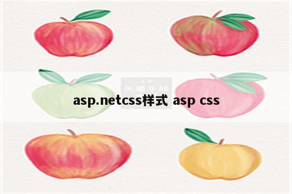 asp.netcss样式 asp css