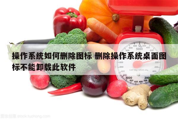 操作系统如何删除图标 删除操作系统桌面图标不能卸载此软件