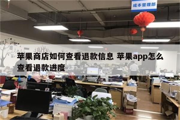 苹果商店如何查看退款信息 苹果app怎么查看退款进度