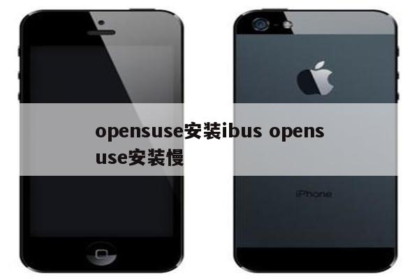 opensuse安装ibus opensuse安装慢