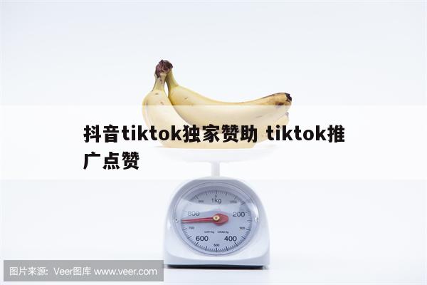 抖音tiktok独家赞助 tiktok推广点赞