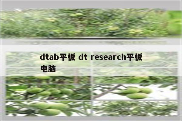 dtab平板 dt research平板电脑
