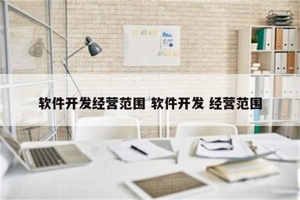 软件开发经营范围 软件开发 经营范围
