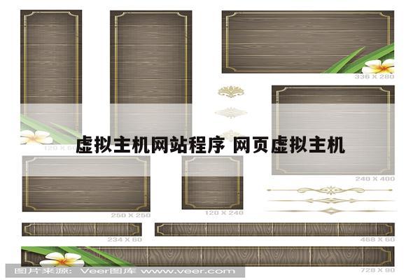 虚拟主机网站程序 网页虚拟主机