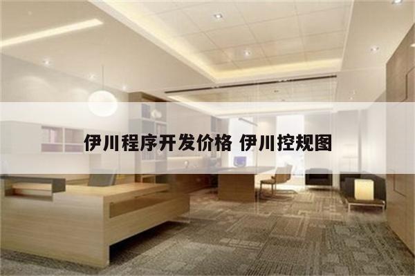 伊川程序开发价格 伊川控规图