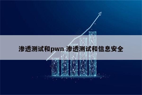 渗透测试和pwn 渗透测试和信息安全