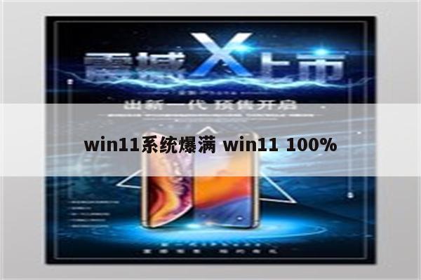 win11系统爆满 win11 100%