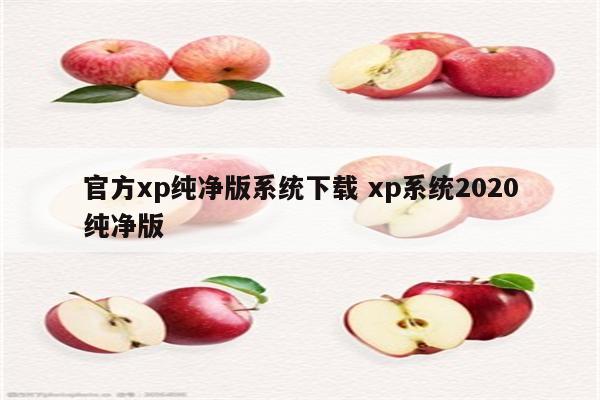 官方xp纯净版系统下载 xp系统2020纯净版