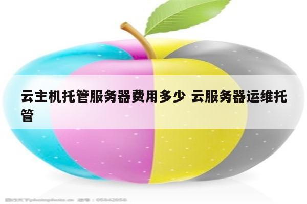 云主机托管服务器费用多少 云服务器运维托管
