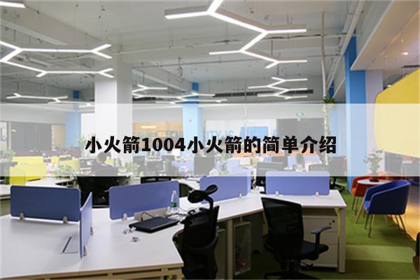 小火箭1004小火箭的简单介绍
