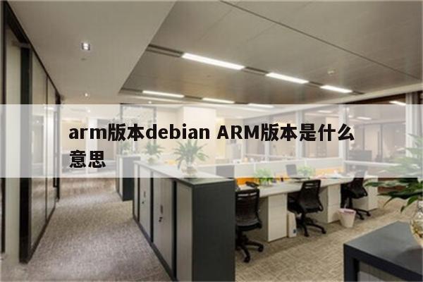 arm版本debian ARM版本是什么意思