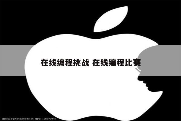 在线编程挑战 在线编程比赛