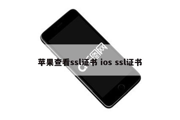 苹果查看ssl证书 ios ssl证书