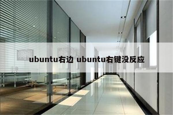 ubuntu右边 ubuntu右键没反应