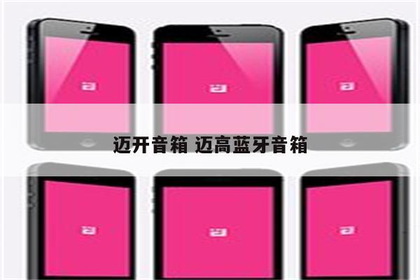 迈开音箱 迈高蓝牙音箱