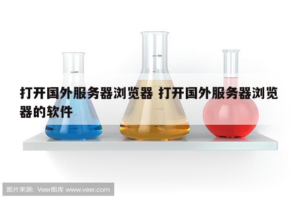 打开国外服务器浏览器 打开国外服务器浏览器的软件
