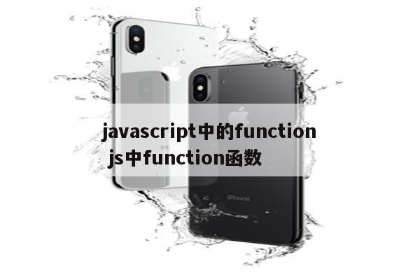javascript中的function js中function函数