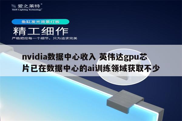nvidia数据中心收入 英伟达gpu芯片已在数据中心的ai训练领域获取不少