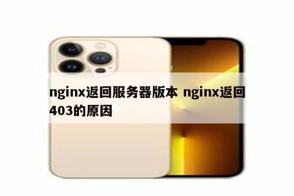nginx返回服务器版本 nginx返回403的原因