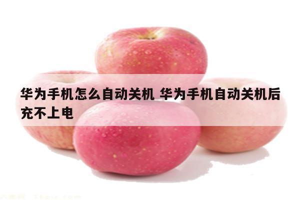 华为手机怎么自动关机 华为手机自动关机后充不上电