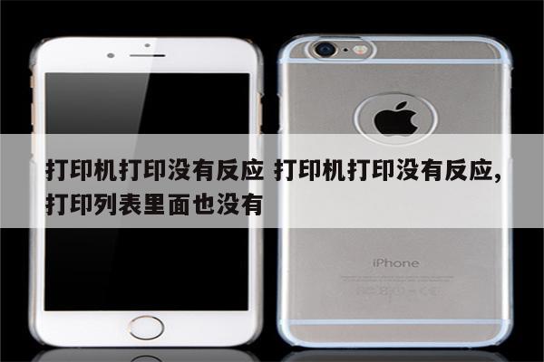 打印机打印没有反应 打印机打印没有反应,打印列表里面也没有