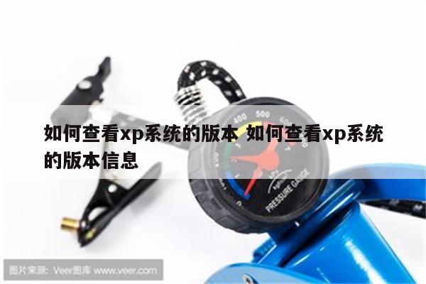 如何查看xp系统的版本 如何查看xp系统的版本信息