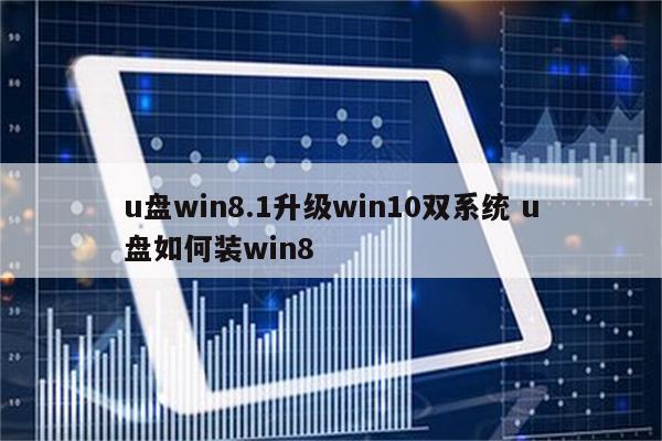 u盘win8.1升级win10双系统 u盘如何装win8