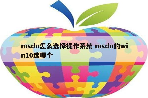 msdn怎么选择操作系统 msdn的win10选哪个