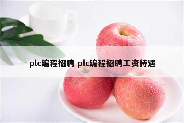 plc编程招聘 plc编程招聘工资待遇