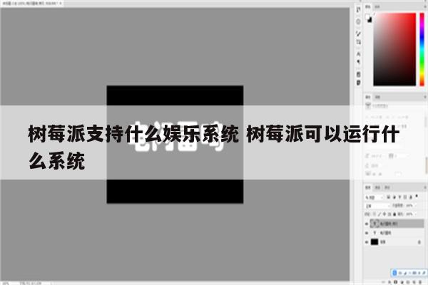 树莓派支持什么娱乐系统 树莓派可以运行什么系统