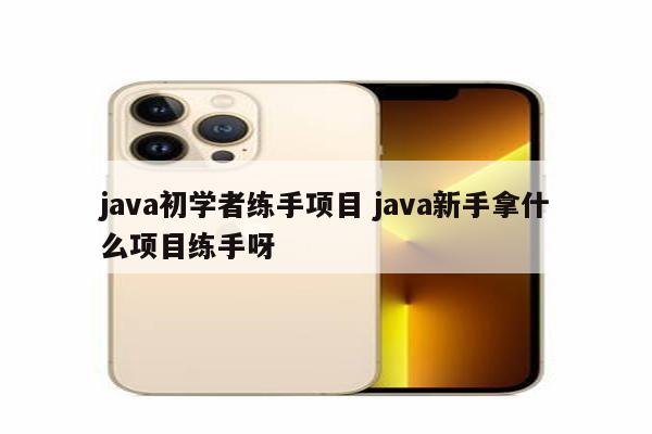 java初学者练手项目 java新手拿什么项目练手呀