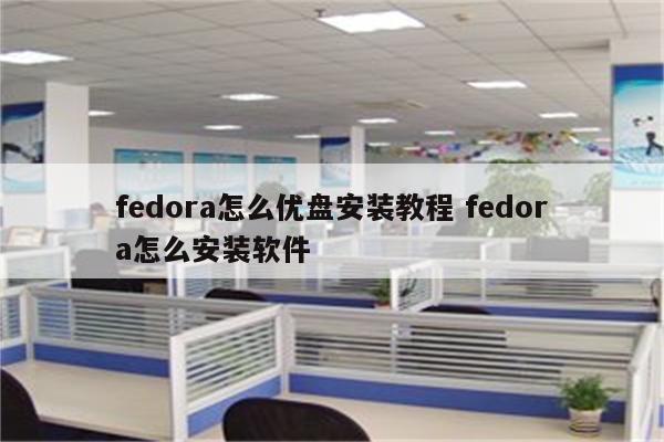 fedora怎么优盘安装教程 fedora怎么安装软件