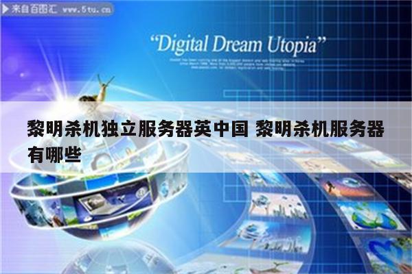 黎明杀机独立服务器英中国 黎明杀机服务器有哪些