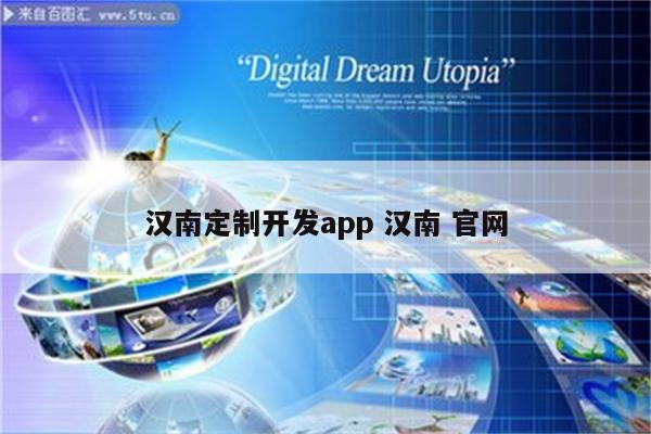 汉南定制开发app 汉南 官网