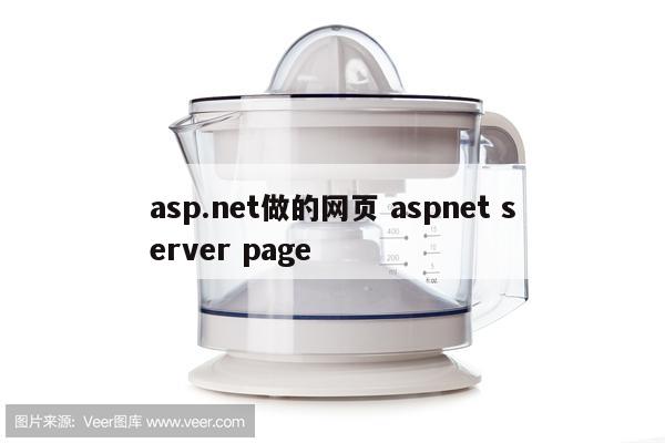 asp.net做的网页 aspnet server page