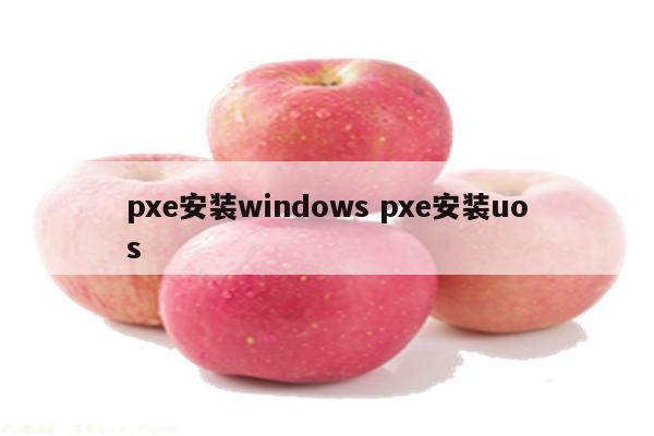 pxe安装windows pxe安装uos