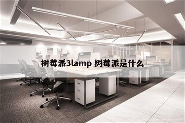 树莓派3lamp 树莓派是什么