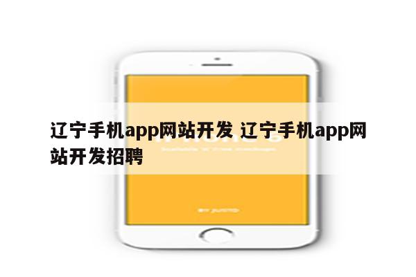 辽宁手机app网站开发 辽宁手机app网站开发招聘