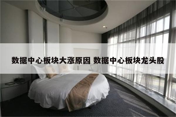 数据中心板块大涨原因 数据中心板块龙头股