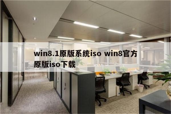 win8.1原版系统iso win8官方原版iso下载