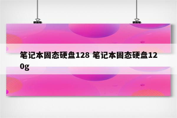 笔记本固态硬盘128 笔记本固态硬盘120g