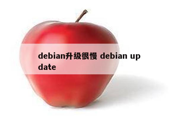 debian升级很慢 debian update