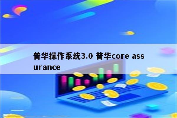 普华操作系统3.0 普华core assurance