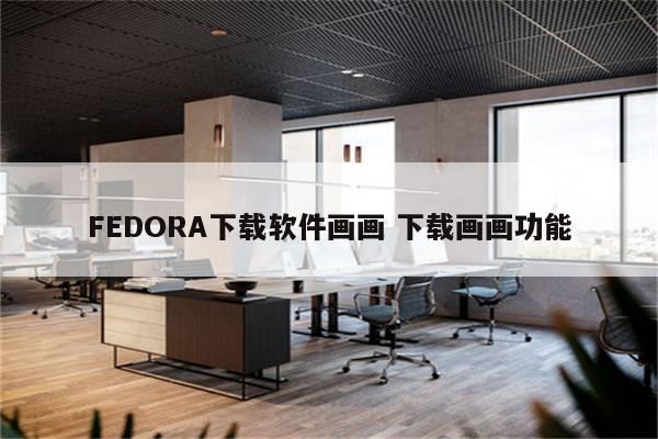 FEDORA下载软件画画 下载画画功能